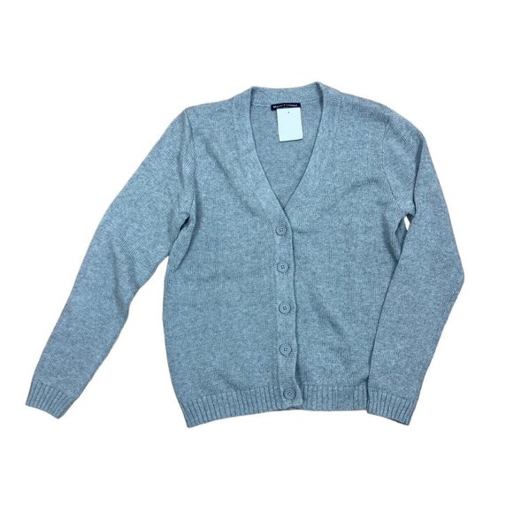 Brandy Melville Sweaters - *New Brandy Melville Cardigan Sweater Womens OS Light Gray Button Front Casual